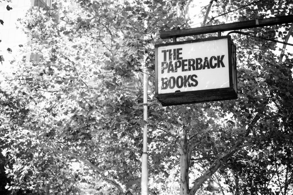 <h1>8:56:27 am</h1><br>
The iconic The Paperback Books store